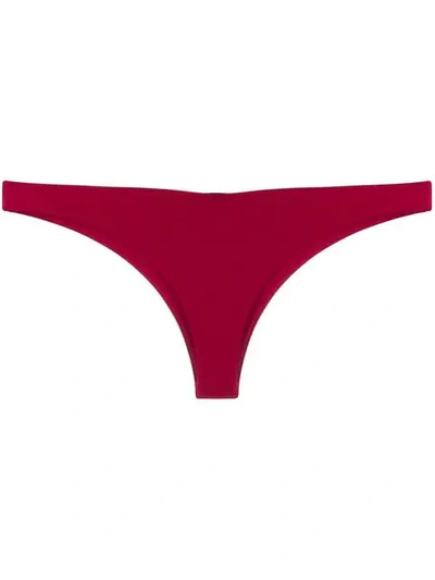 Shop Mc2 Saint Barth Naomi Bikini Bottoms In Red