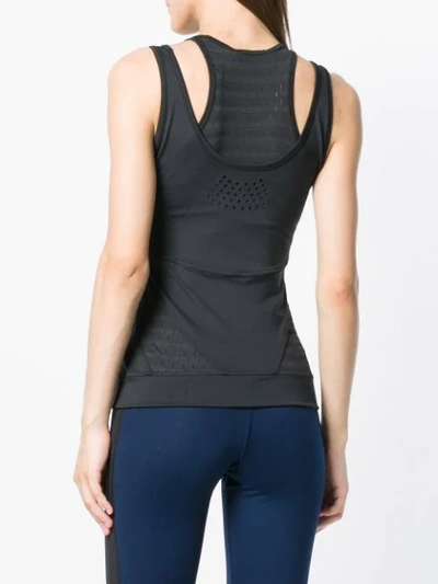 Shop Adidas By Stella Mccartney Training Layered Tank Top In Black