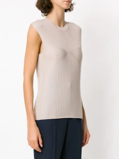 Shop Alcaçuz Knit Gerbera Blouse - Neutrals