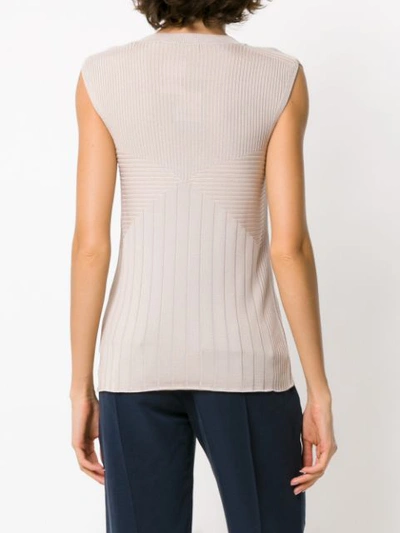 Shop Alcaçuz Knit Gerbera Blouse - Neutrals