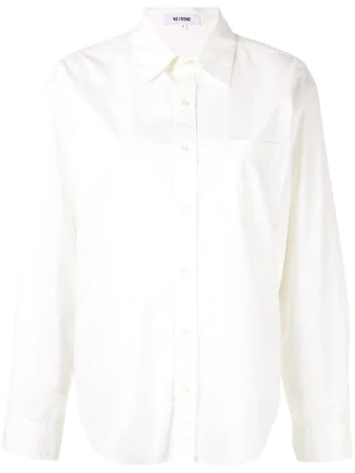 Shop Re/done Klassisches Hemd In White