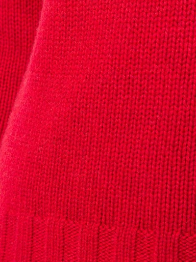 Shop Aragona Wide Neck Sweater - Red