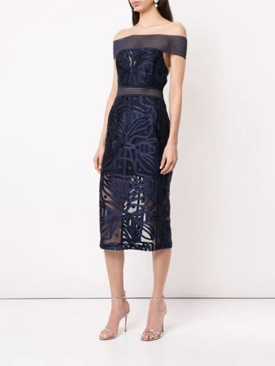 Shop Alice Mccall Lunar Eclipse Midi Dress In Blue