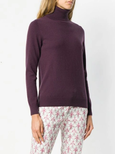 Shop N•peal Turtleneck Sweater In Pink