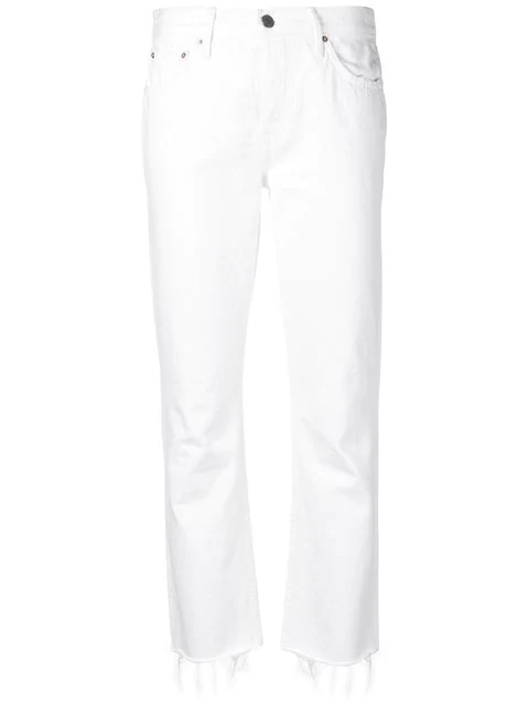 grlfrnd white jeans