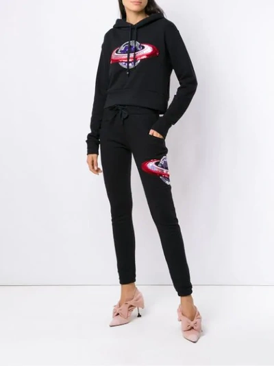 Shop Andrea Bogosian Embroidered Hoodie In Black