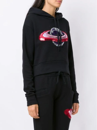 Shop Andrea Bogosian Embroidered Hoodie In Black