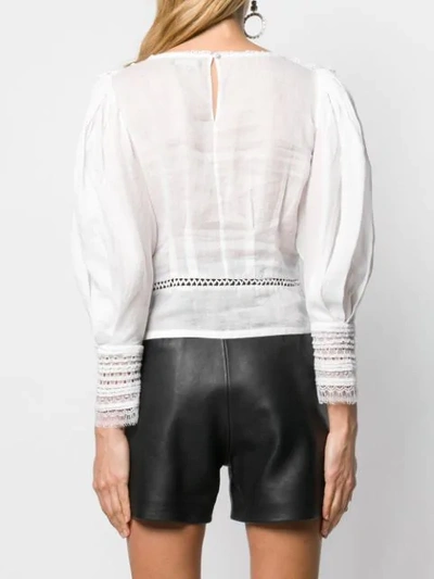 Shop Isabel Marant Rosen Top In White