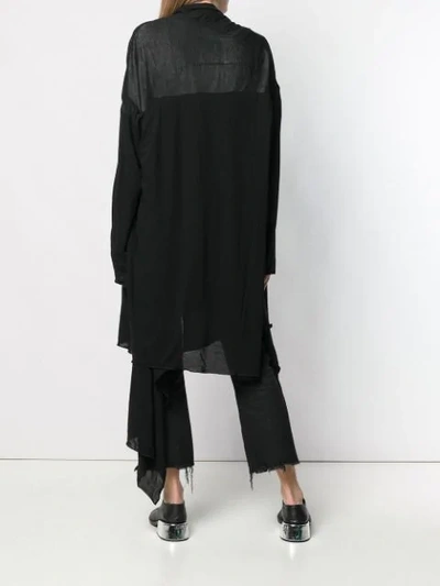 Shop Yohji Yamamoto Cardi-coat - Black