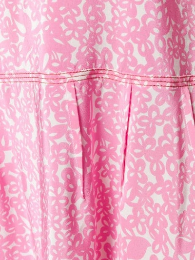 Shop Marni Kleid Mit Print - Rosa In Pink