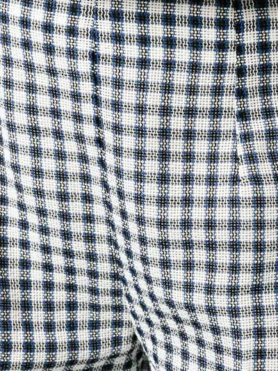 Shop Emilia Wickstead Arabella Gingham Trousers In Blue