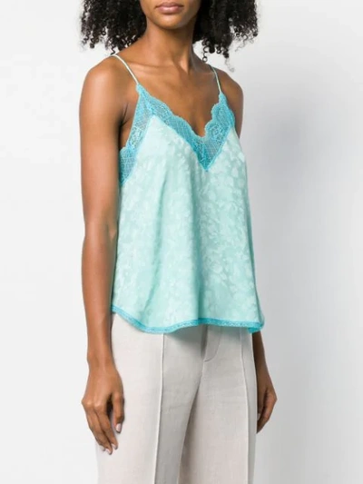 Shop Zadig & Voltaire Christy Top In Blue