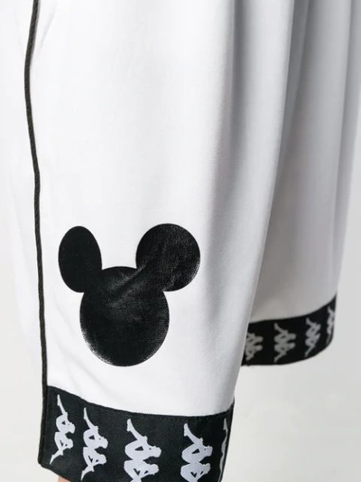 Shop Kappa X Disney Logo Print Shorts - White