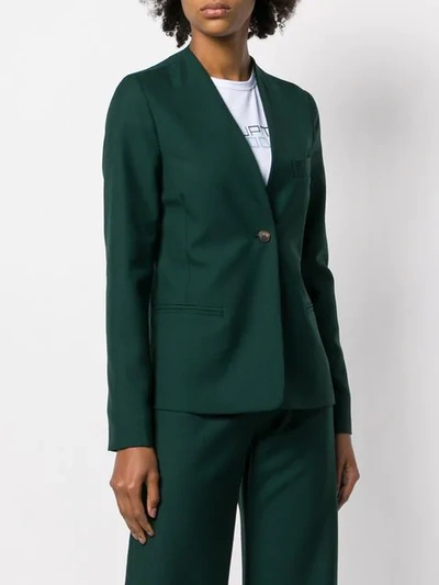 Shop Société Anonyme Single Breasted Blazer In Green