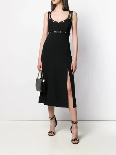 Shop Versace Abito Donna Cocktail Dress In Black