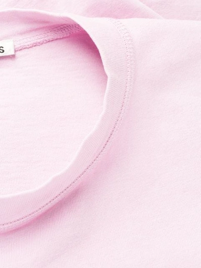 Shop Acne Studios Cylea Emboss T-shirt - Pink
