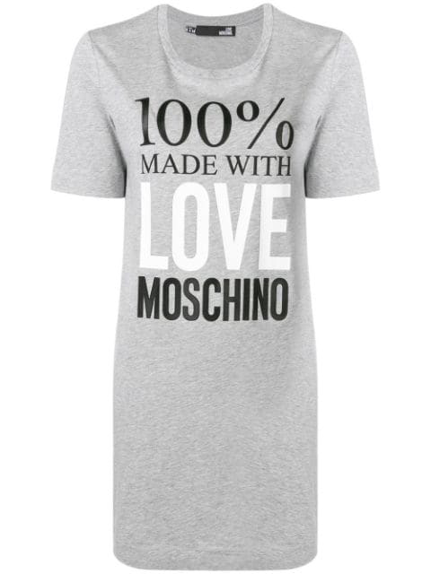 grey moschino shirt