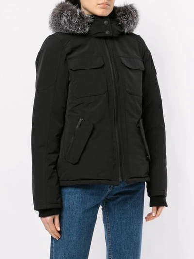 Shop Moose Knuckles Hooded Padded Jacket In 310