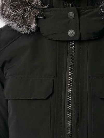 Shop Moose Knuckles Hooded Padded Jacket In 310