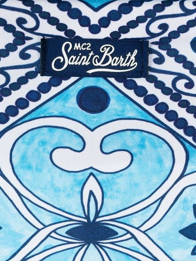 Shop Mc2 Saint Barth Lillian Bikini Bottoms In Blue