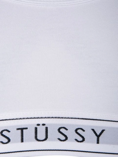 STUSSY STUSSY LOGO BAND BRALETTE - WHITE 213037PCW12897498