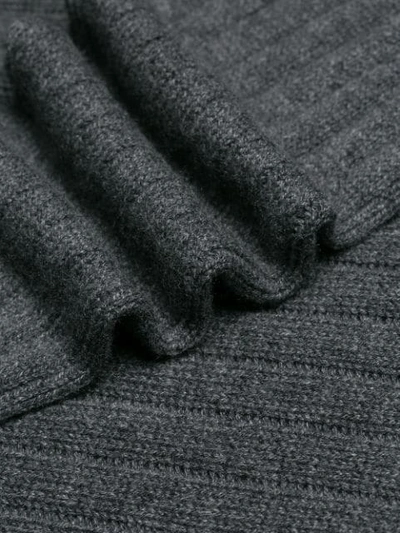 Shop Prada Roll Neck Sweater In Grey