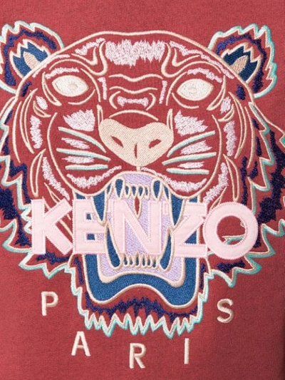 Shop Kenzo Tiger Sweatshirt In Brown