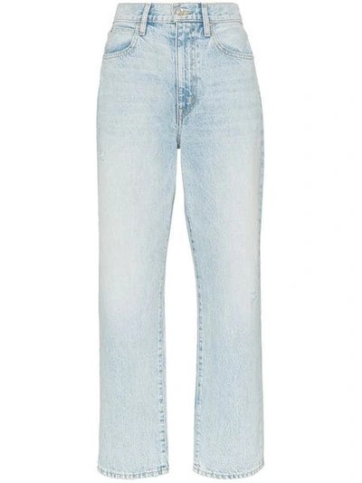 Shop Slvrlake 'london' Jeans Mit Geradem Bein In Blue