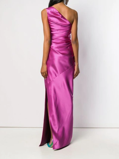 LANVIN GATHERED EVENING DRESS - 粉色