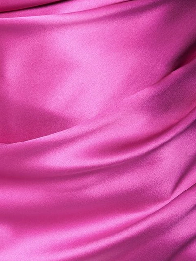 Shop Lanvin Geraffte Robe - Rosa In Pink