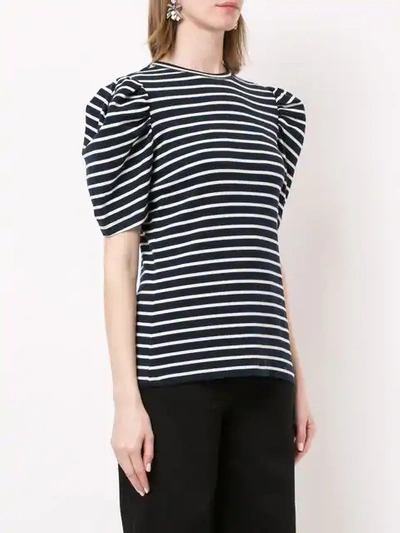 Shop Alice Mccall Space Is The Place Striped T-shirt In Black