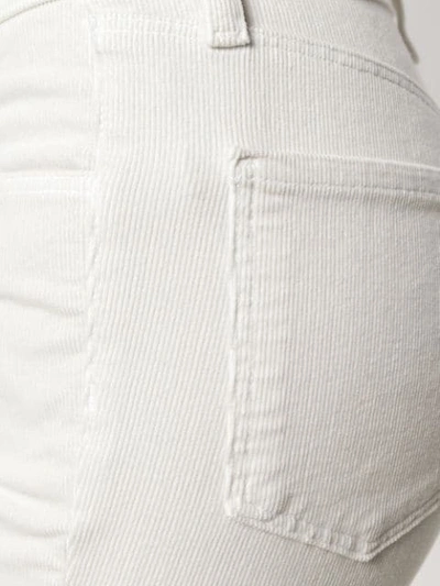 Shop J Brand Skinny Trousers In White