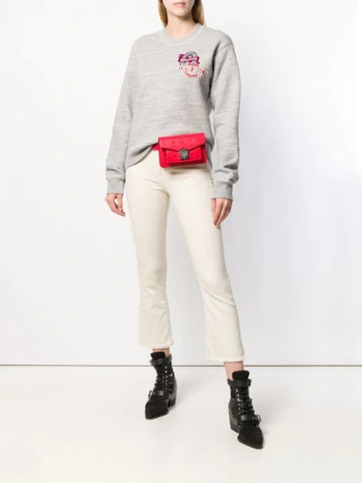 Dsquared2 Embroidered Logo Sweatshirt In Grey
