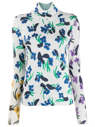 Shop Christian Wijnants Floral Top - White