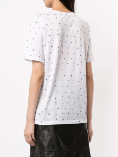 Shop Nina Ricci All-over Print T-shirt In White