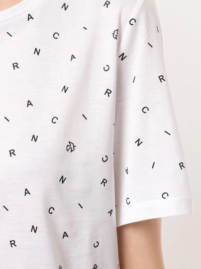 Shop Nina Ricci All-over Print T-shirt In White