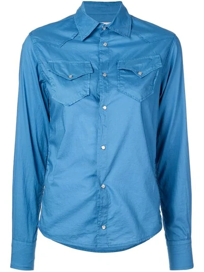 Shop A Shirt Thing Pocket Shirt In Blue