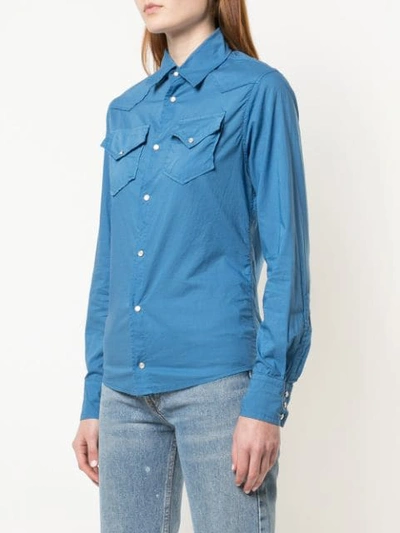 Shop A Shirt Thing Pocket Shirt In Blue