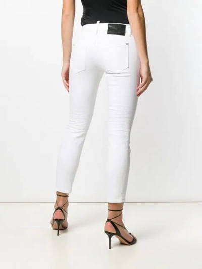 Dsquared2 Schmale Hose In White