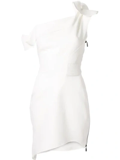 Shop Maticevski 'potion' One-shoulder-kleid In White
