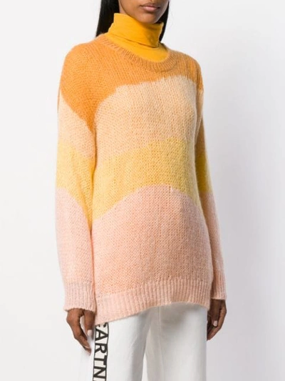 Shop Stine Goya Knitted Sweatshirt In Yellow