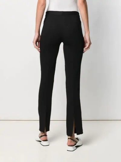 Shop Federica Tosi Skinny Trousers In Black