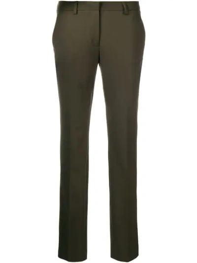 Shop Alberto Biani Slim-fit Trousers - Green