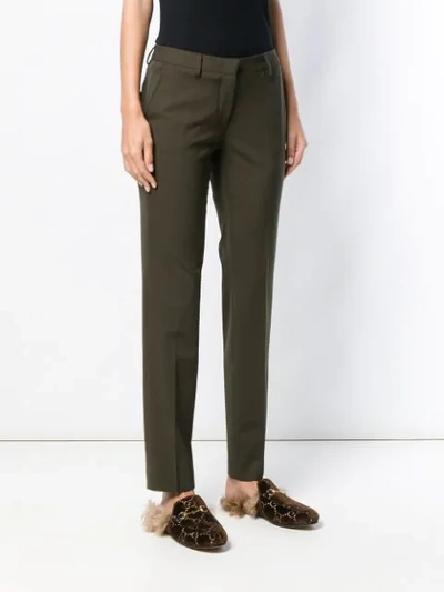 Shop Alberto Biani Slim-fit Trousers - Green