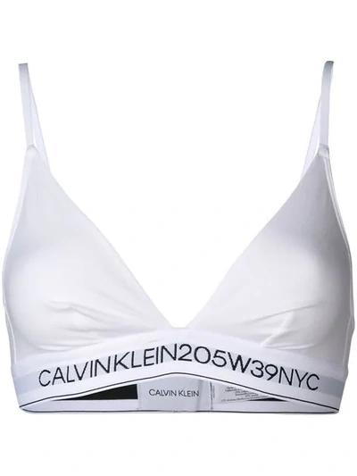 Shop Calvin Klein 205w39nyc Bh Mit Logo In White