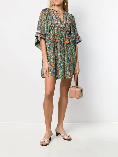 Shop Tory Burch Printed Beach Tunic In 358 Something Wild Allover
