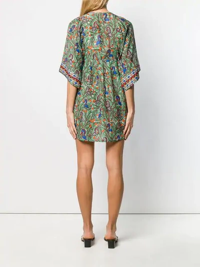Shop Tory Burch Printed Beach Tunic In 358 Something Wild Allover