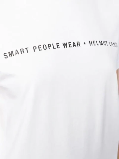 HELMUT LANG SMART PEOPLE T恤 - 白色