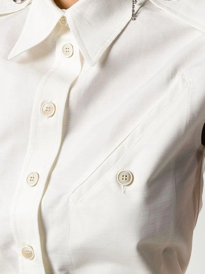 Shop Givenchy Button-detailed Shirt In White