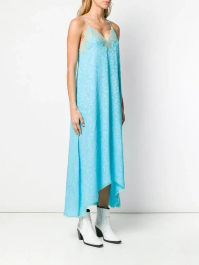 Shop Zadig & Voltaire Leo Jacquard Midi Dress In Blue